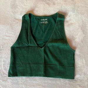 Garage Ribbed Crop Top